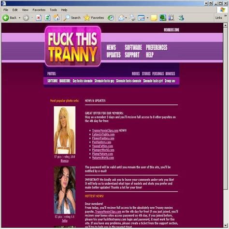 FreeOnes Gives Porn Site Fuck This Tranny An Overall Review Rating Of 6 5