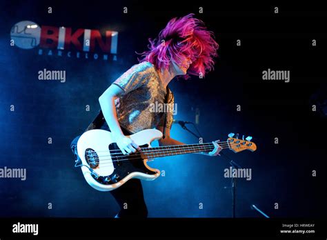 BARCELONA MAR 18 The Subways Rock Band Performs At Bikini Stage On