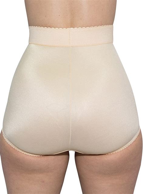 Rago High Waist Light Shaping Panty Brief Beige Black Mocha