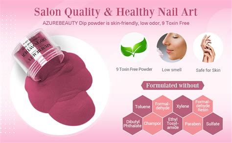 Amazon Azurebeauty Nude Gray Colors Dipping Powder Nail Starter