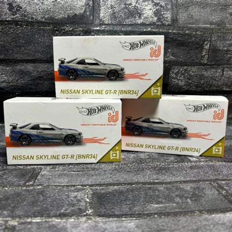 Jual Hot Wheels ID Nissan Skyline GT R BNR Segel Original SNI Shopee Indonesia