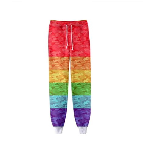 Gay Pride Rainbow Flag Jogger Pants LGBT Religion Raywigs