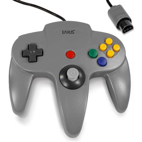 N64 Controller Joypad Gamepad von EAXUS für Nintendo 64 mit Control ...