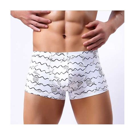 Cueca Boxer Branca Sex Estampada Masculina Sunga Moda Praia Suldest