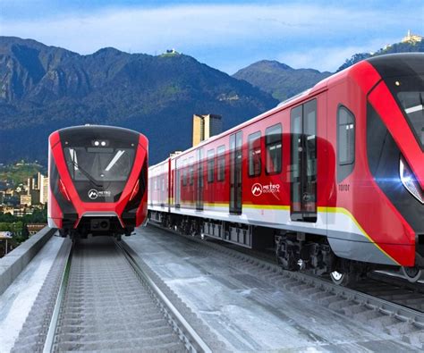 El primer tren de la Línea 1 del Metro de Bogotá ya hace pruebas de