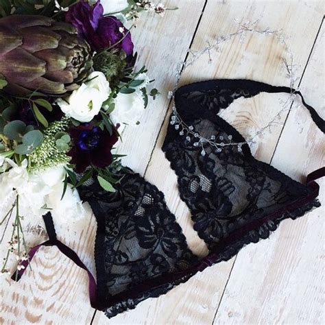 White Lace Lingerie Set Soft Bra And Panties Handmade Etsy