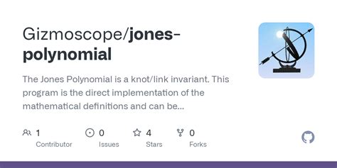 Github Gizmoscopejones Polynomial The Jones Polynomial Is A Knot