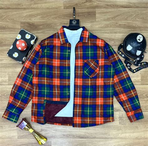 TF The Fuck On Twitter HIGH QUALITY CHECKERS LUMBER SHIRTS Size L 3XL PRICE TAG