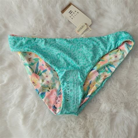 Billabong Swim Billabong Brand New Sweet Tropics Reversible Lowrider Bikini Bottoms Xl