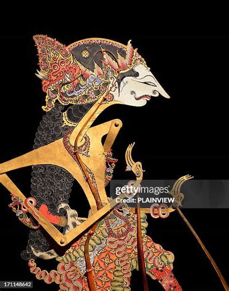 wayang kulit puppet show stock  high res pictures