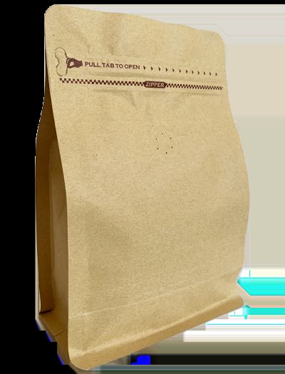 Flat Bottom Pouch Coffee Bags With Pocket Zipper Valve Pioneering