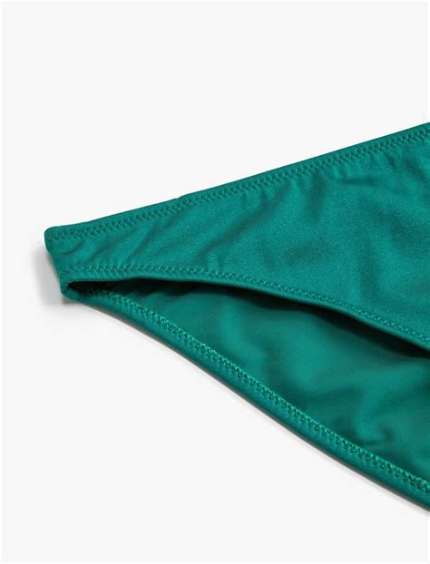 Yeşil Kadın Basic Bikini Altı Normal Bel 3SAK00130BM Koton