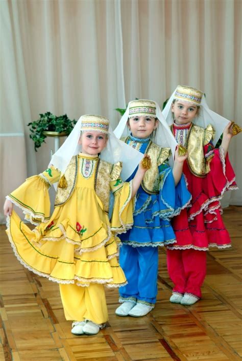 Татарский национальный костюм детский (71 фото)