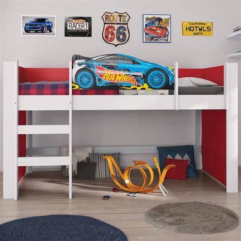 Cama Infantil Hot Wheels Play Cortina Mattel Pura Magia Leroy Merlin