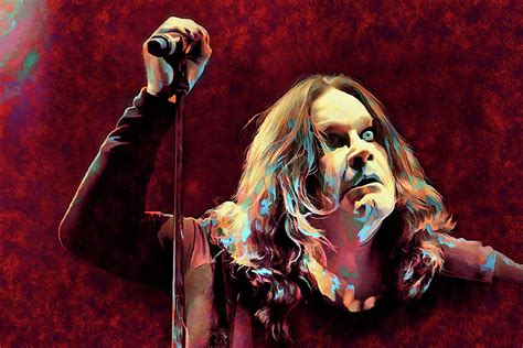 Black Sabbath Ozzy Osbourne Art Symptom Of The Universe By James Mixed