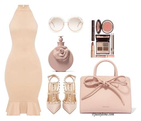 Nude Lunch Outfit With Valentino And Mansur Gavriel