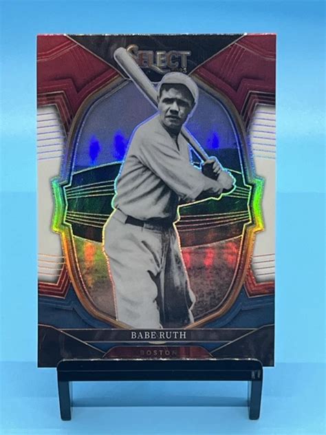 Panini Select Baseball Babe Ruth Tri Color Concours Prizm Boston Red Sox Eur Picclick Fr