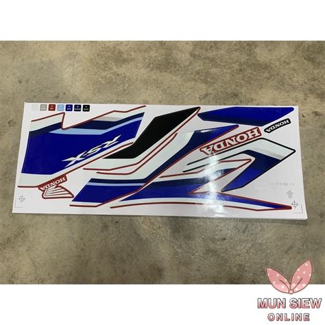 Sticker Body Stripe Cover Set 1 Honda RSX 150 Trico Edition