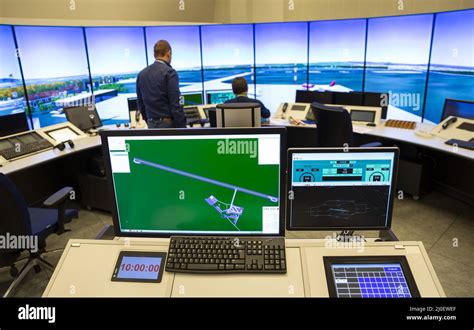 Air traffic control simulator Stock Photo - Alamy