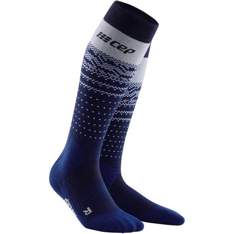 Cep Ski Thermo Merino Skisocken Herren Blue Grey Iii