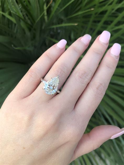 Carat Pear Shaped Diamond Engagement Ring Ubicaciondepersonascdmxgobmx