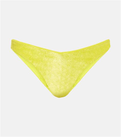 Vera Bikini Bottoms In Yellow Jade Swim Mytheresa
