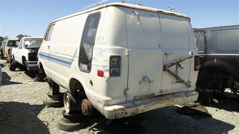 Junkyard Gem 1978 Dodge Tradesman Custom Van Autoblog