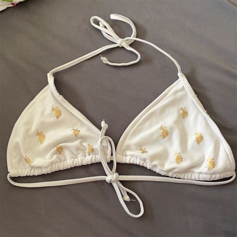 U S Polo Assn Swim U S Polo Assn Logo String Bikini Poshmark