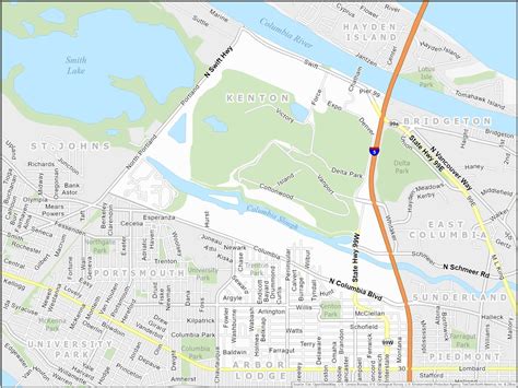 Portland Neighborhood Map - GIS Geography