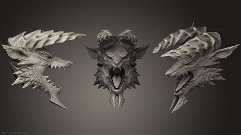 Busts Of Heroes And Monsters Mhw Zinogre Head Hd Need Help Busth