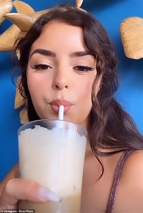 Demi Rose Puts On A Very Eye Popping Display In A Tiny Brown Snakeskin Bikini In The Maldives