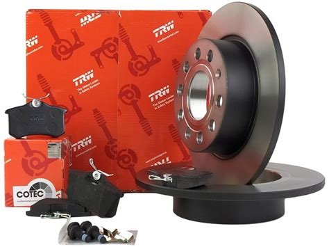 TRW TARCZE + KLOCKI TYŁ AUDI A3 8P1 SEAT ALTEA DF4276 za 244,26 zł z ...
