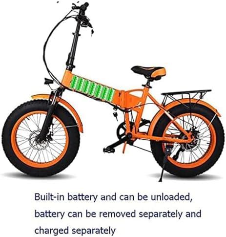 Jhkzudg V Ah Ebike Battery V Folding Electric Bicycle Built In