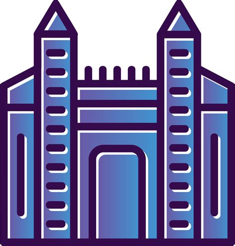 Ishtar Gate Vector Icon Design 20197109 Vector Art at Vecteezy