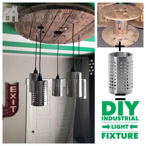 Diy Industrial Light Fixture Sunny Side Design