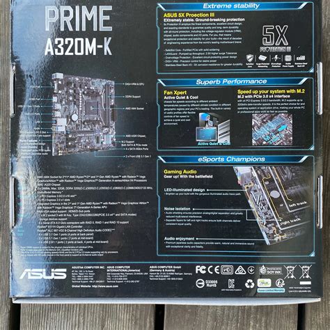 Asus Prime A320M-K AM4 Ryzen Motherboard | Jawa