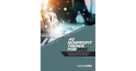 Nonprofit Trends For Free Nonprofit Pro Trend Report