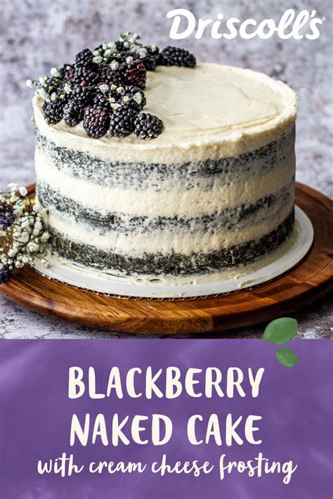 Blackberry Naked Cake Recipe With Cream Cheese Frosting Artofit