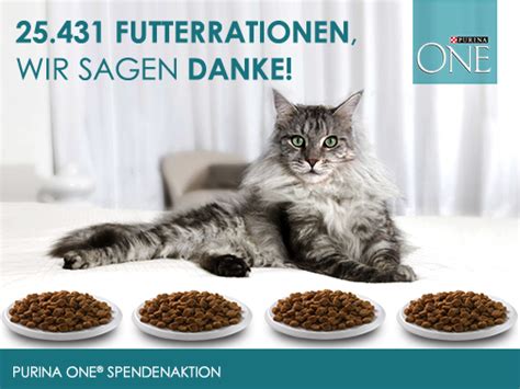 PURINA ONE Spendenaktion - www.tiertafelmuenchen.de