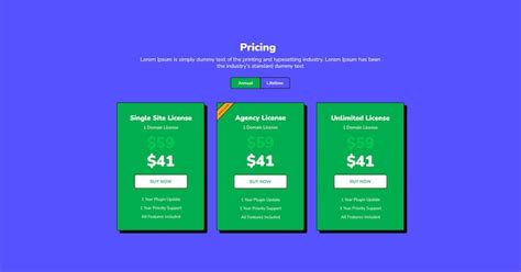 Premium Vector Pricing Plan Design For Products