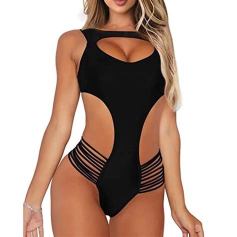 Maillots de bain pièce Mode Sexy One Piece Femmes Bikini Push Up Pad De Bain Maillot Beachwear