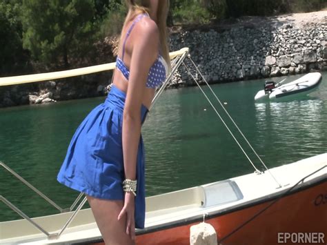 Blonde MILF And Outdoor Striptease