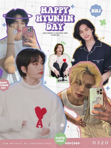 Happy Hyunjin Day In 2022 Happy Birthday To Us Birthday Poster