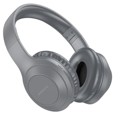 Bluetooth навушники накладні Borofone BO20 (Сірий) купить в интернет ...