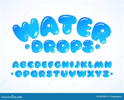 Water Alphabet Stock Photography Cartoondealer