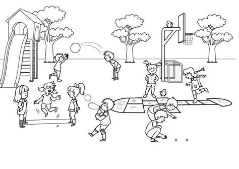 Ausmalbild 70+ schöne Malvorlagen rund um die Schule: Kinder im