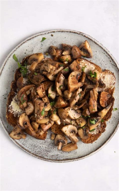 Garlic Mushrooms On Toast Healthy Living James