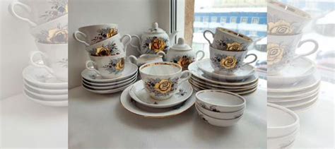 Чайный сервиз СССР купить в Новосибирске | Хобби и отдых | Авито