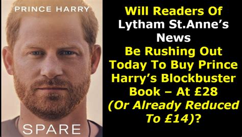 Will You Be Buying Harry’s Book Full Of Explosive Revelations? - Lytham ...