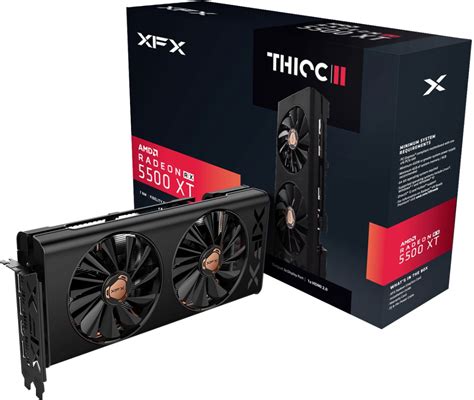 Best Buy: XFX THICC II Pro AMD Radeon RX 5500 XT 8GB GDDR6 PCI Express ...